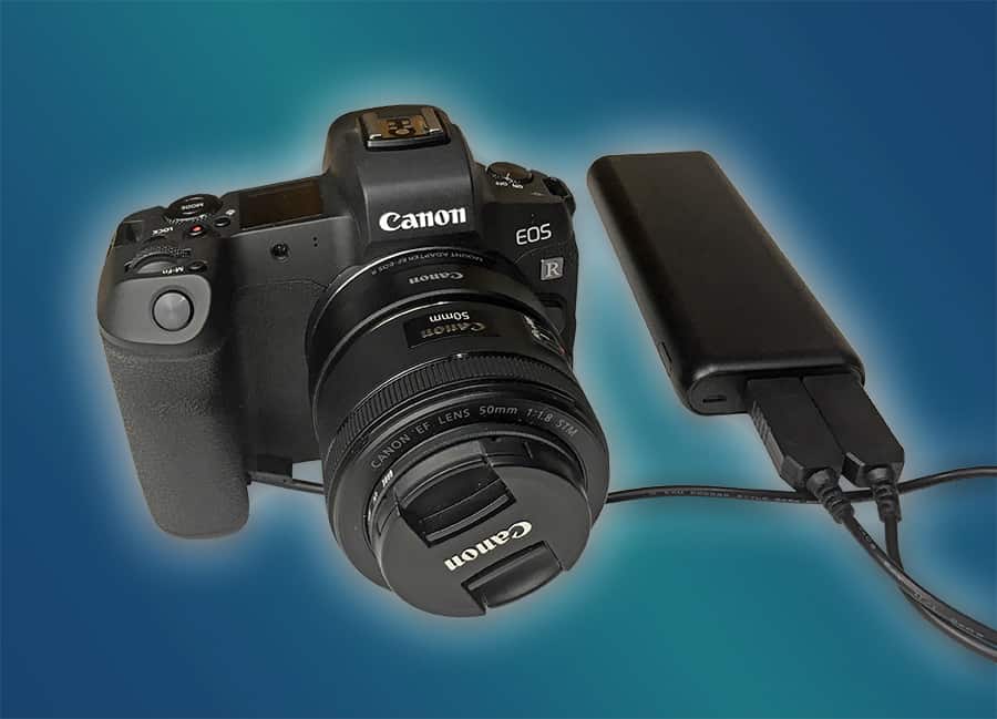 Canon EOS R External Power: Adapters & Power Banks | DIY Video Studio