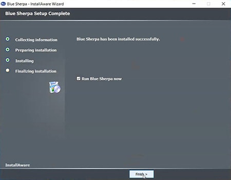 blue sherpa software download