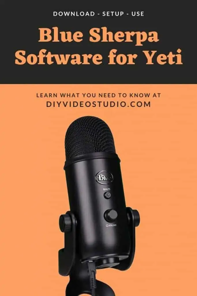 Blue Sherpa Software for Yeti Microphone - Pinterest Graphic