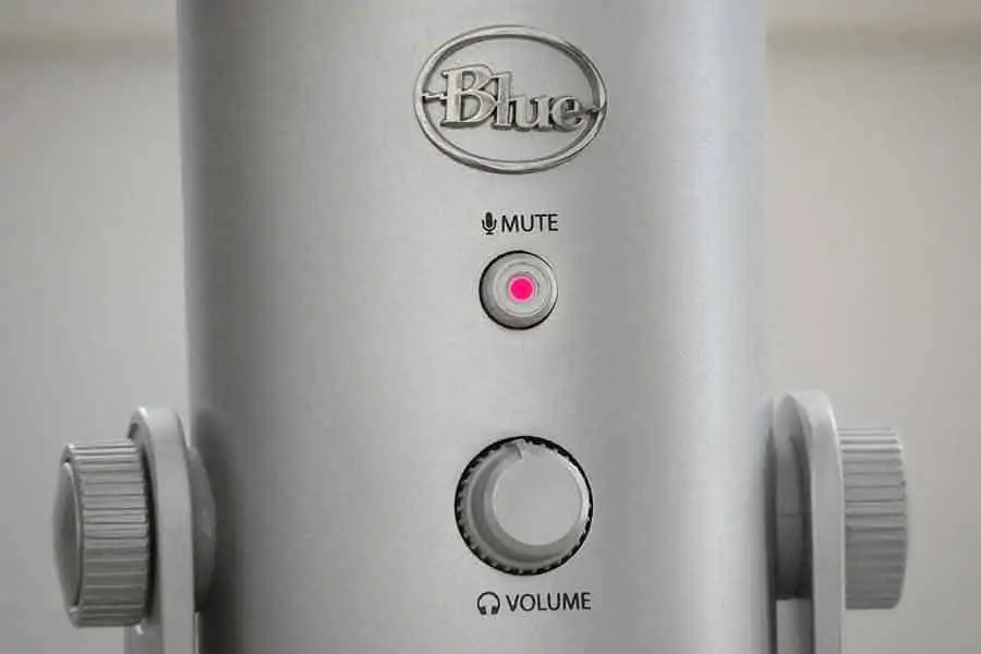 Blue Yeti microphone front