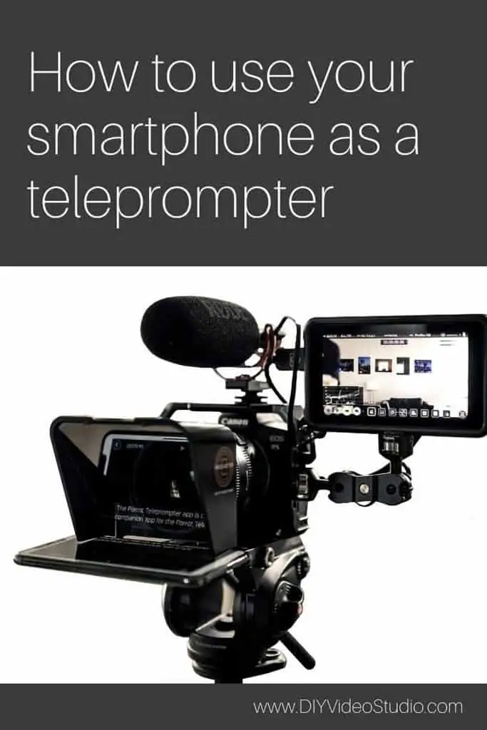 Can you use your phone as a teleprompter - Pinterest Graphic