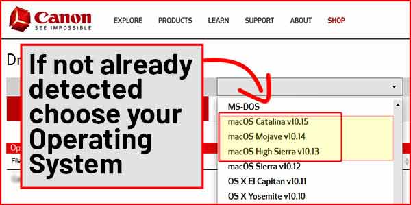 canon eos utility for mac os high sierra