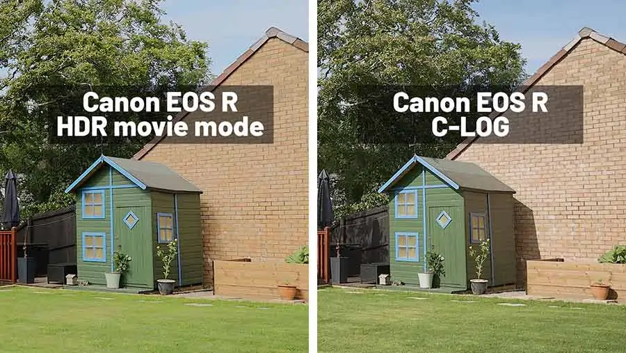 Enable Canon EOS R HDR Movie Shooting Mode
