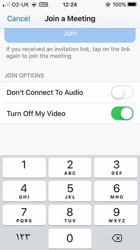 How do I disable my video camera on a zoom meeting Mobile 5 1