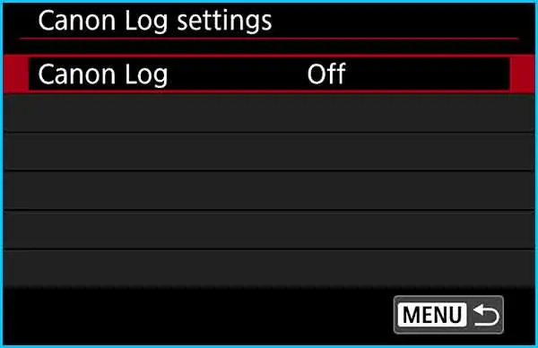 Step 10 – Disable C-Log