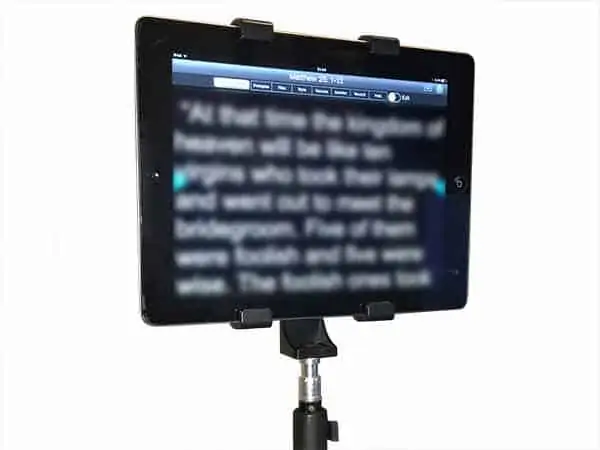 iPad-on-light-stand