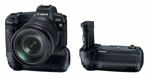 Canon EOS R and BG E22 battery grip