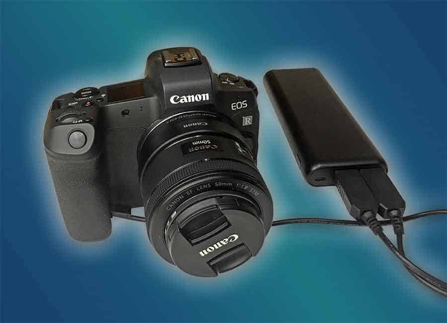 canon 7d external power