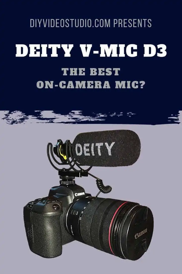 Best On-Camera Mics: V-Mic D3 a good microphone for vlogging - Pinterest image