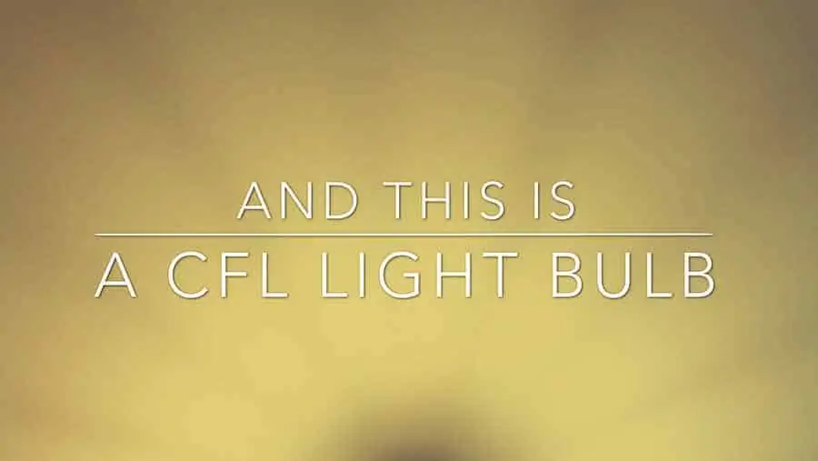 DIY Video Background CFL bulb 04