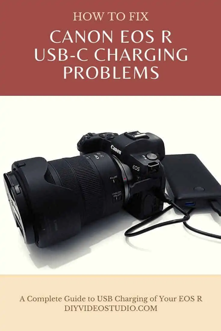 How to fix Canon EOS R USB-C charging problems - Pinterest image