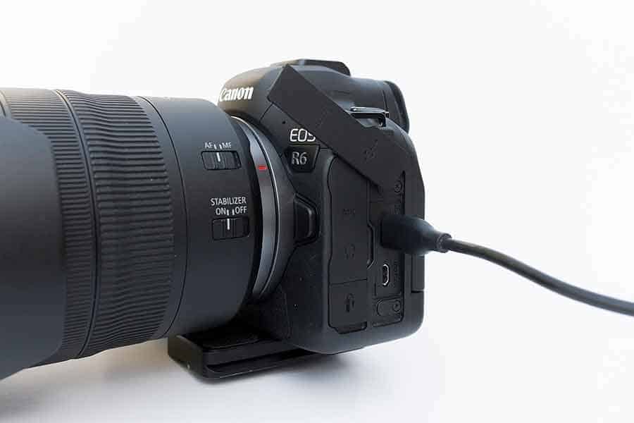 violinist genstand Vær stille Canon EOS R6 USB Charging: No charger required – DIY Video Studio