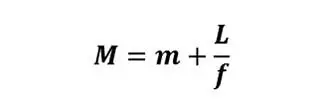 Formula for the total magnification