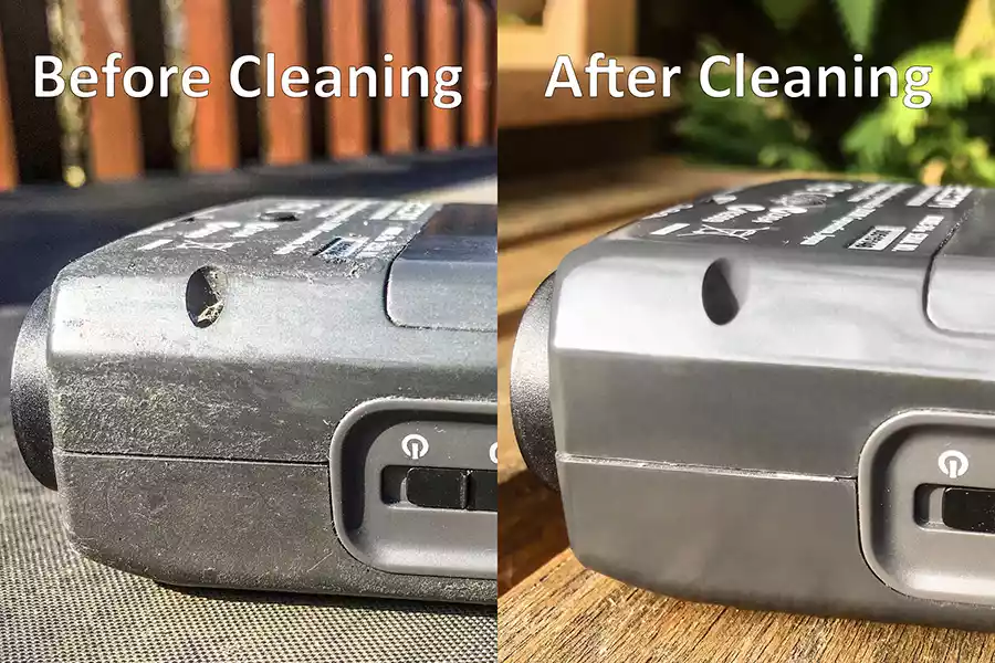 Before and After Cleaning H4n