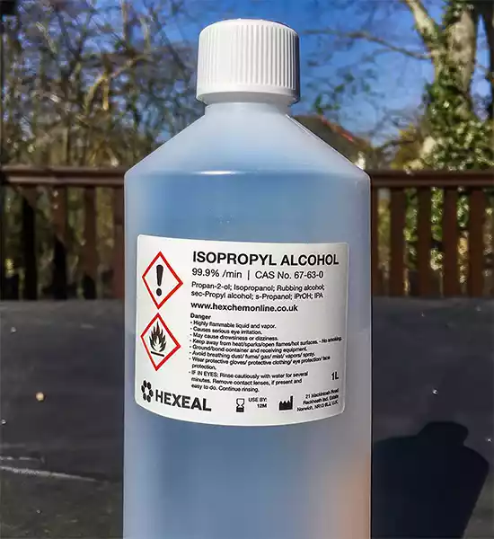 Bottle of Isopropyl alcohol