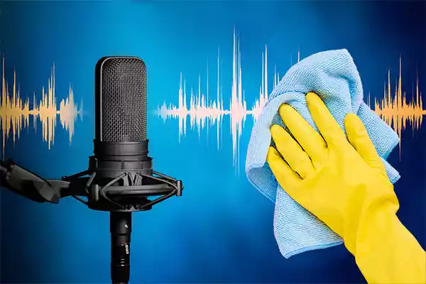 Cleaning the audio from your recording