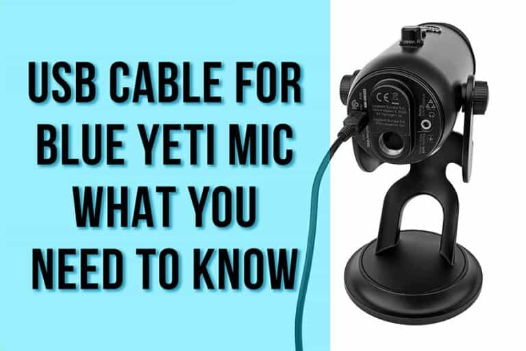 Blue Yeti USB Microphone Cable What you need to know DIY Video Studio