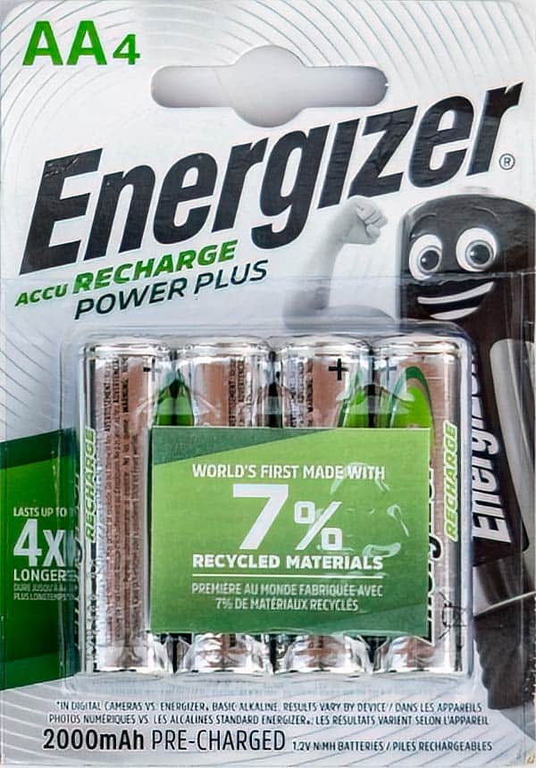Rechargeable AA Ni-MH batteries for Zoom H4n