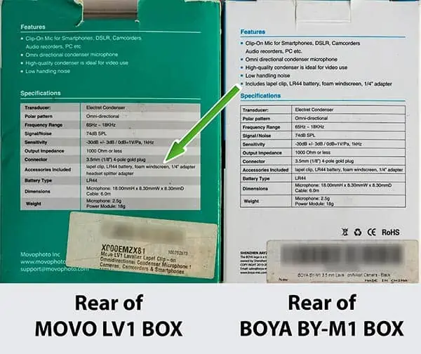 MOVO-LV1-and-BOYA-BY-M1-Packaging-comparison