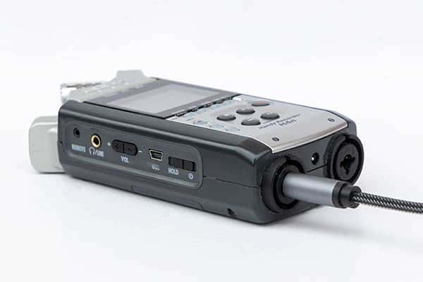 Combi XLR and Jack microphone input