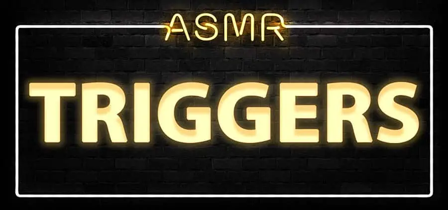 ASMR triggers graphic