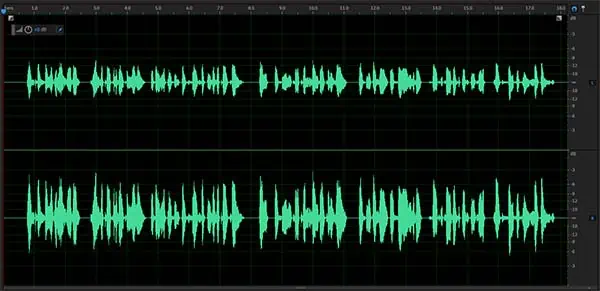 Waveform in Adobe Audition