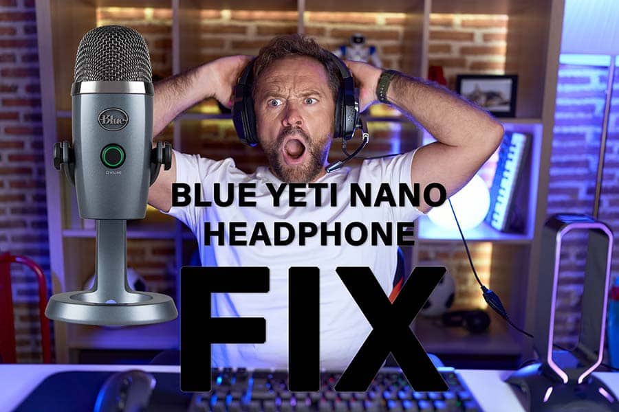 Blue Yeti Nano Headphone Direct Monitoring Not Working Fix DIY Video