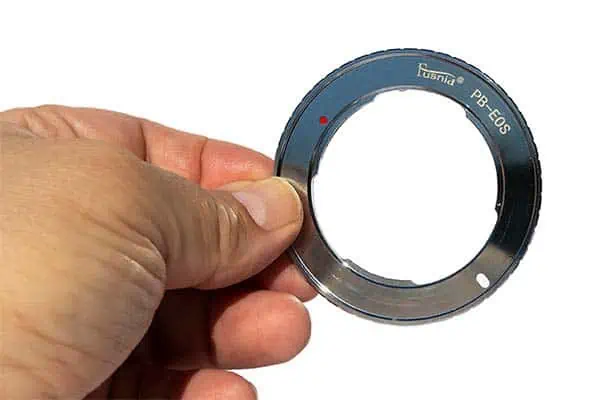 Praktica PB-EOS EF lens adapter