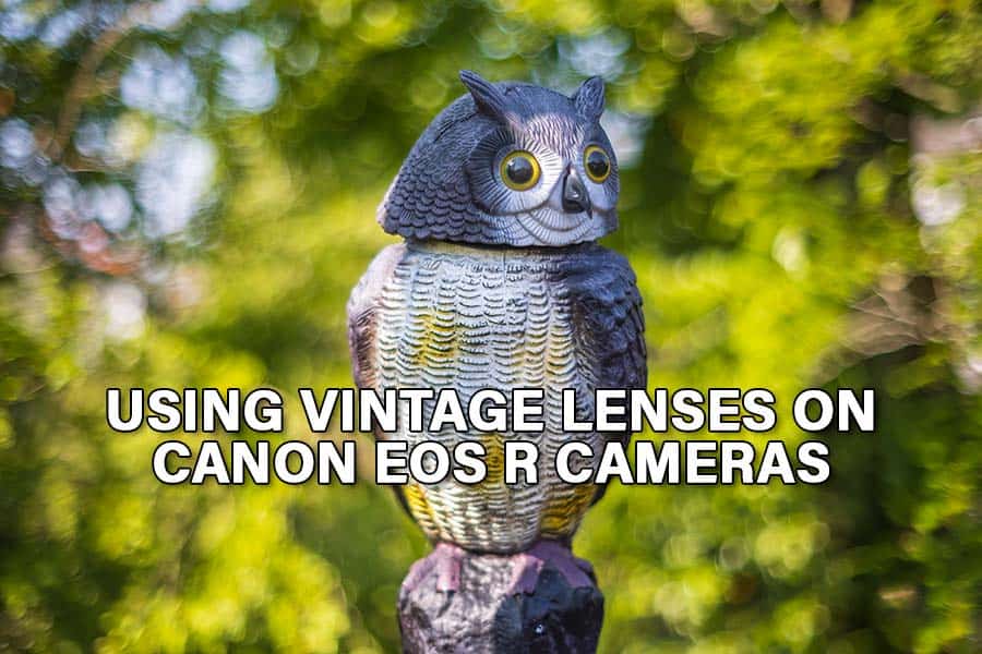 How to use vintage lenses with Canon Mirrorless Cameras DIY Video Studio