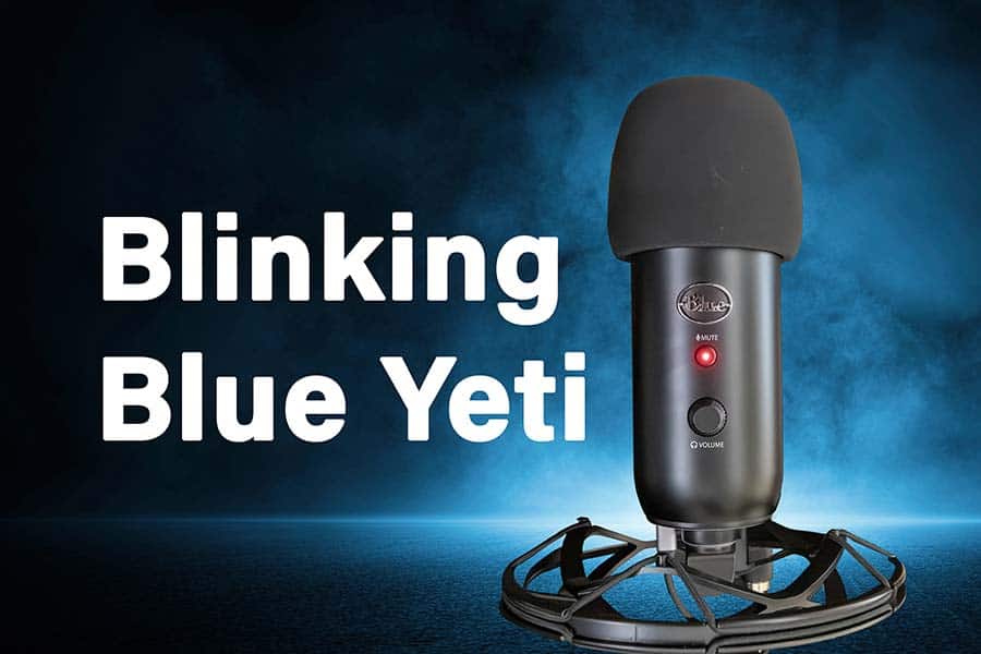 Why is my Blue Yeti Microphone Mute Button Blinking Red DIY Video Studio
