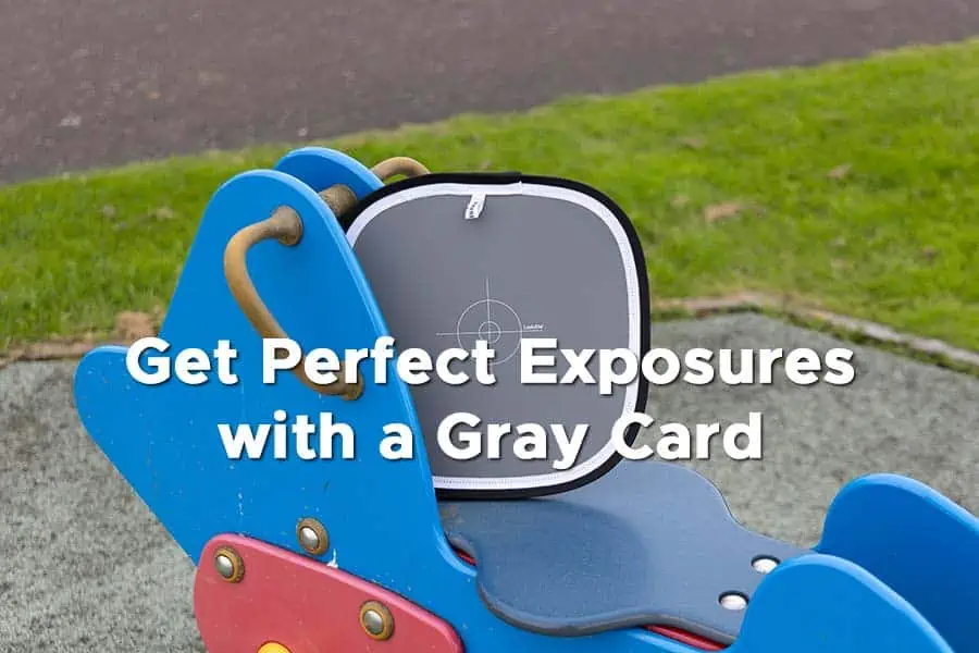 A gray card on a play park rocker