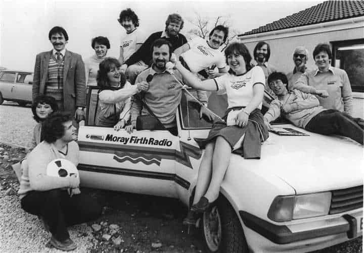 MFR start-up team just before we launched the station on Tuesday 23rd Feb 1982