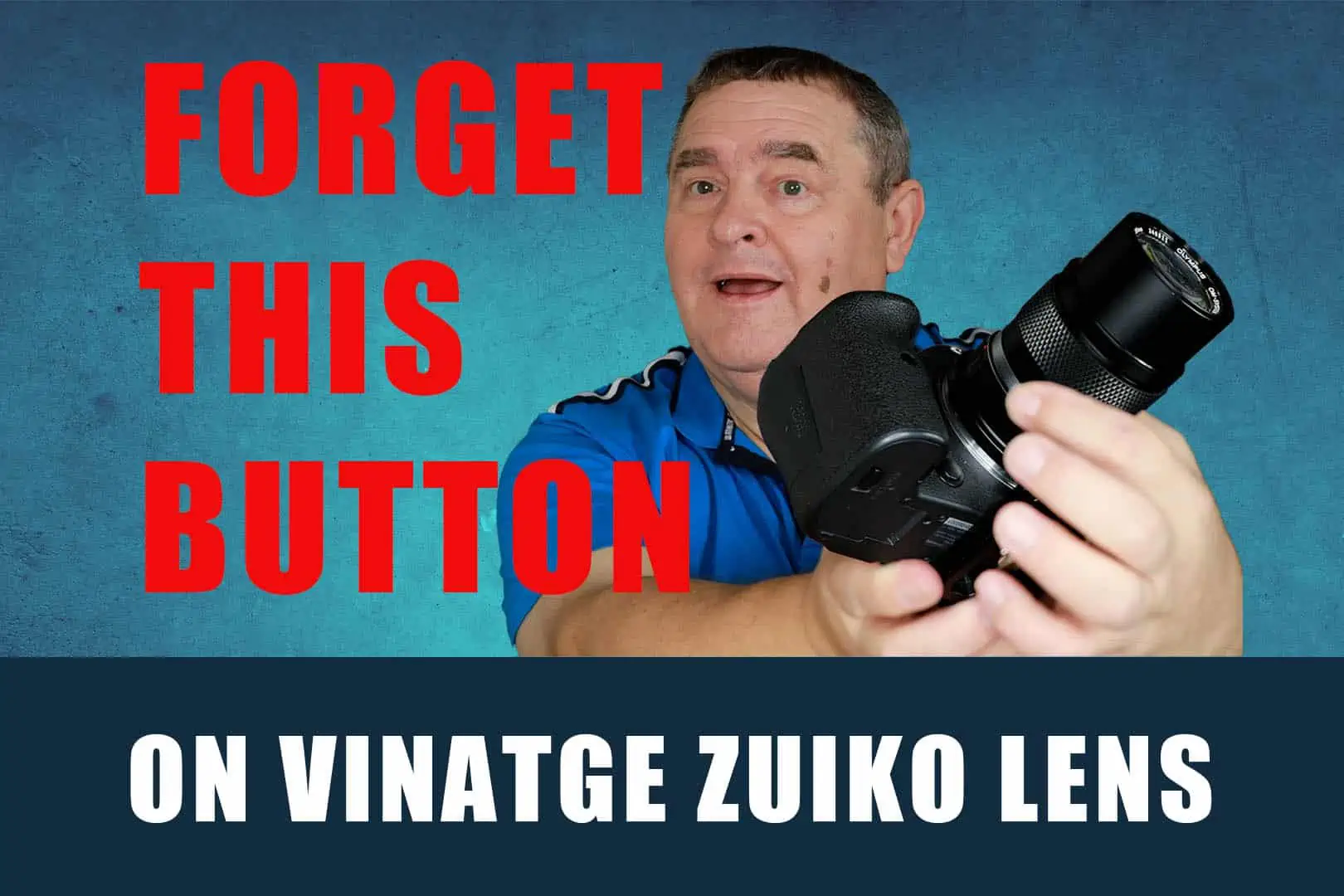 Vintage Zuiko lenses on an EOS R Camera - Do You Use the DOF Button Featured Image