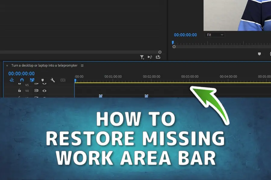 How to Restore the Missing Work Area Bar in Premiere Pro Fearured Image