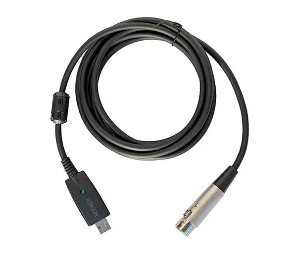 An image of a Neewer USB to XLR cable
