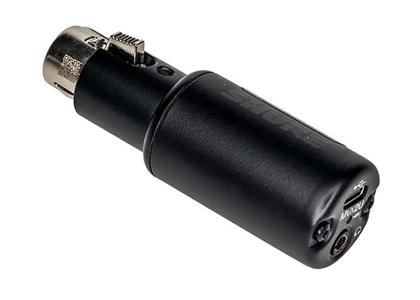 Side view of the Shure MVX2U